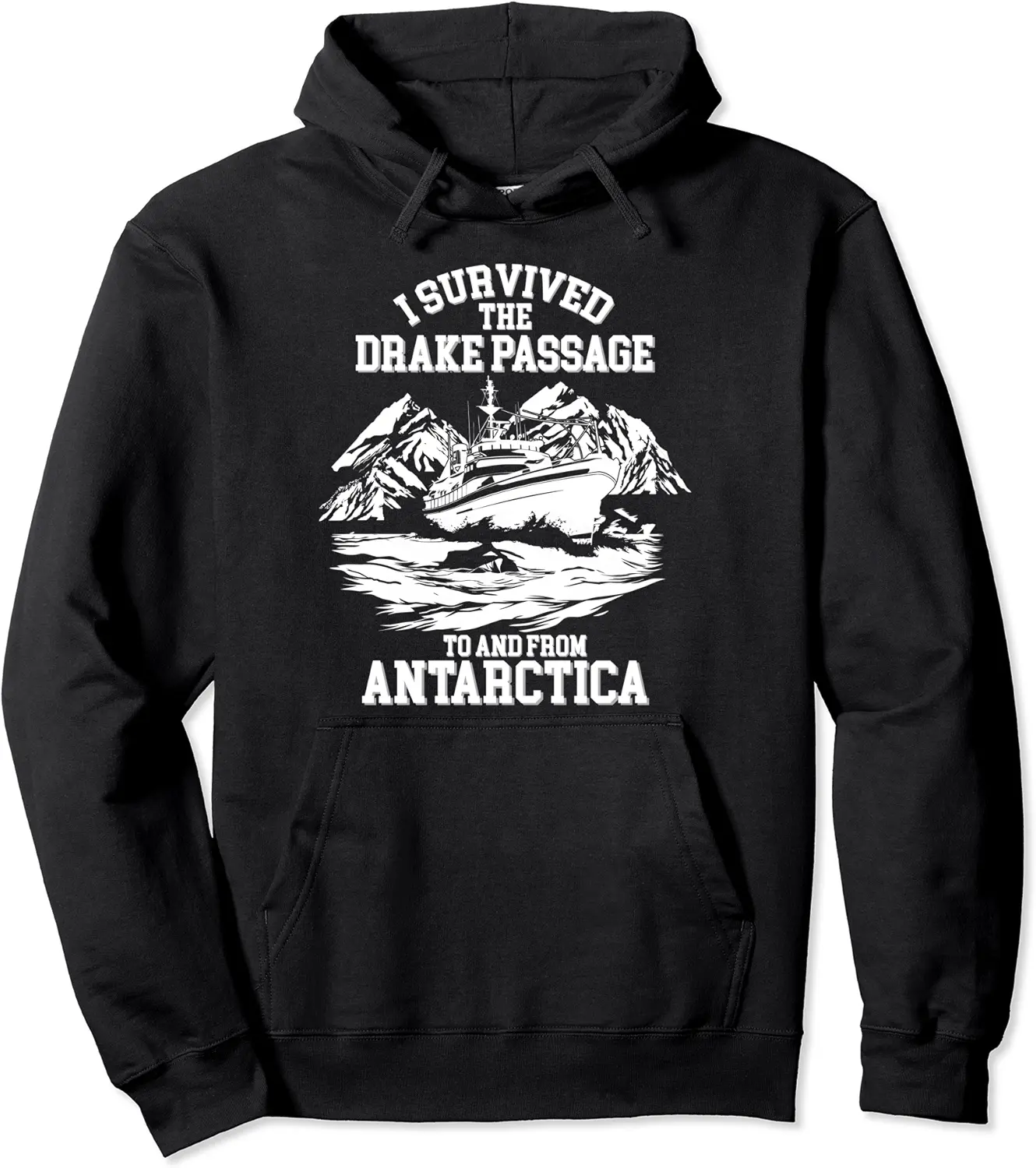 Antarctica Cruise Drake Passage I Survived Antarctica Pullover Hoodie - Griseldatu Shop 60B0D1MT31N8