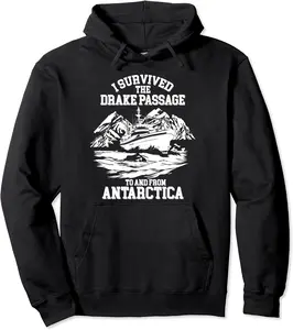 Antarctica Cruise Drake Passage I Survived Antarctica Pullover Hoodie - Parkermays Shop 61B0D1MT31N8