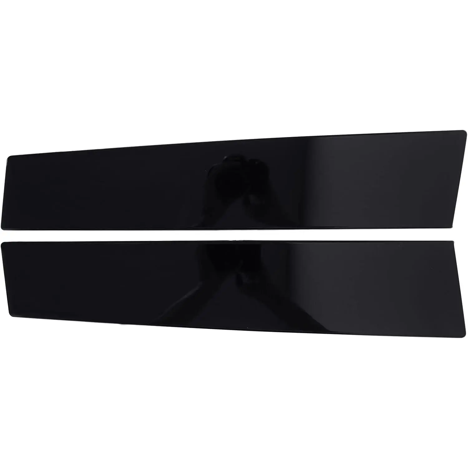 Gloss Black Driver & Passenger Side B Pillar Molding Trim Cover - Automotive Auto Parts Accessories, Car Exterior Protection for Ford Explorer 2011-2019, Police Interceptor Utility 2013-2019