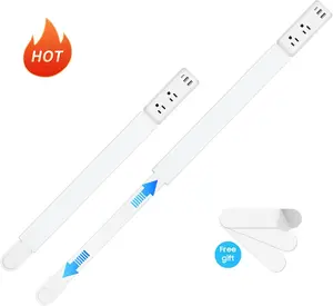 Outlet Electrical Outlet Extender Stick with USB-A&USB-C&2 AC Outlets Telescopic Plug Extends 22"-34" 180° Rotating & Extendable for Hard-to-Reach Outlets Behind Couch Bed Nightstand Desk