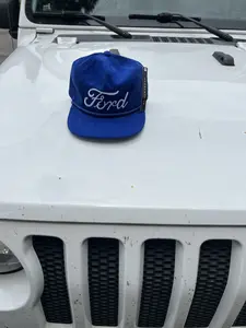 Blue Ford Corduroy Cap – Vintage Style Snapback Hat