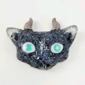 Mythical Horned Kitty Magnet