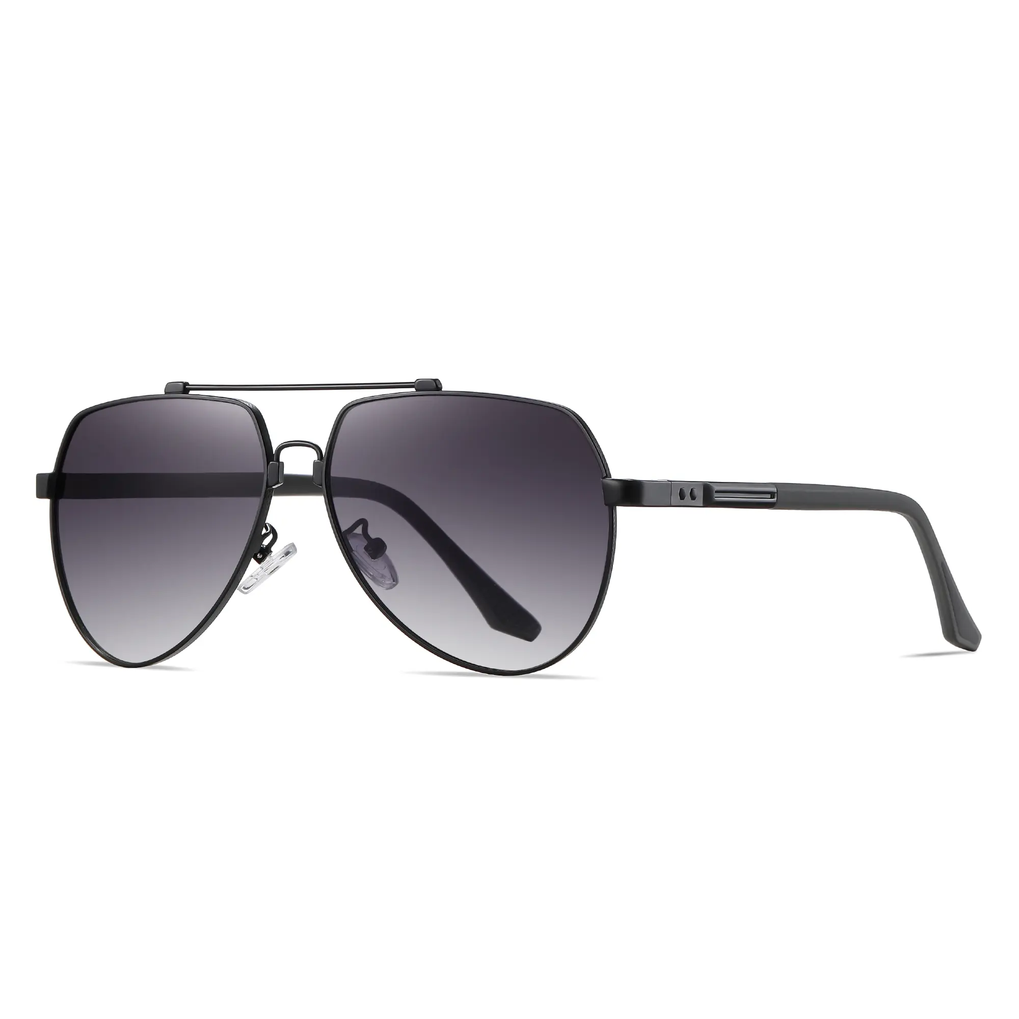Cyxus Unisex Classic Aviator Sunglasses - Full Rim Metal Frame, Black Mirrored Polarized Anti-Glare UV Protection Lenses, Double Beam, 2026 Fashion Trend, Travel Accessory-1048 (Rimmed, Sport, UV-Based, Mirror-Like Women's Sunglasses), Rimmed Women's Sung