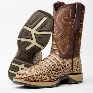 Orix Caiman Neck Leather Boots With 3D Lightweight Sole - Composite Toe