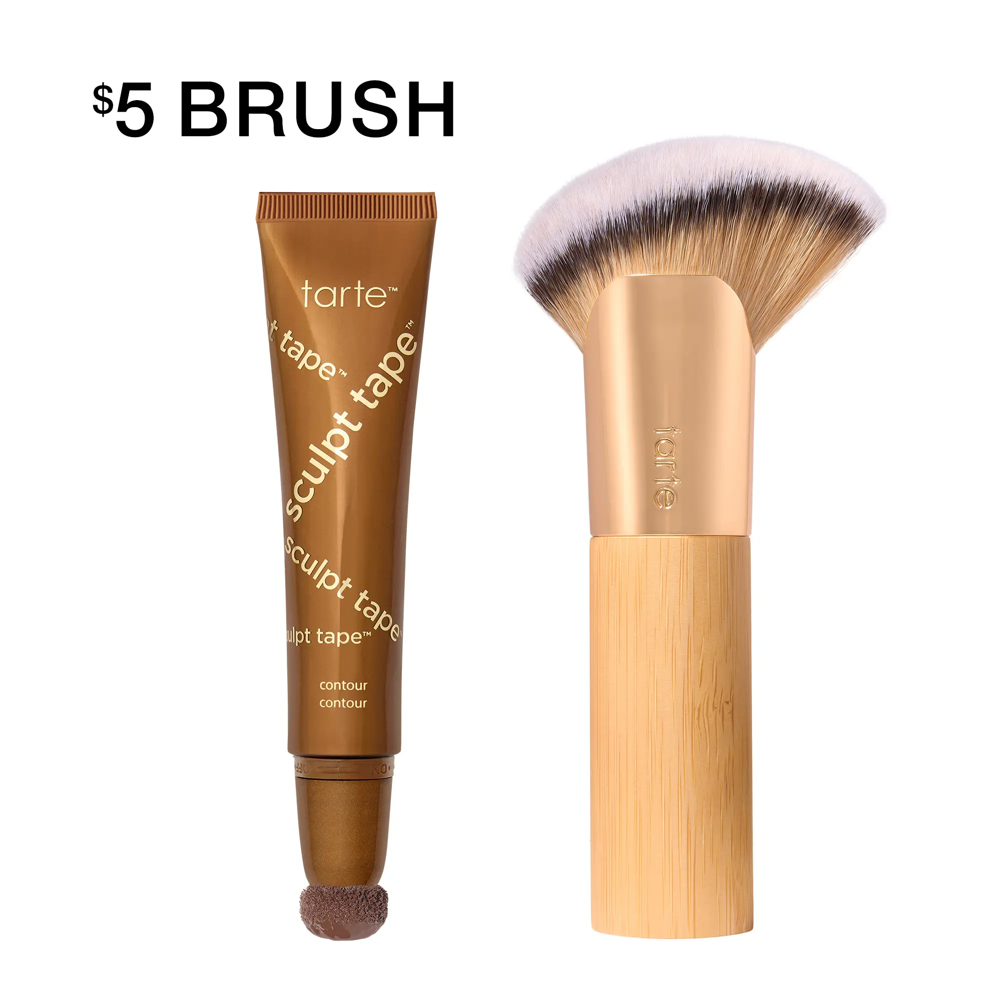 tarte sculpt tape + sculpting cheek brush duo