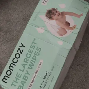 Momcozy Extra Large Baby Wipes for Babies and Kids - Unscented, Cleansing, and Moisturizing Infant Wipes - Safe and Gentle for Baby’s Sensitive Skin - Perfect Portable Gift for Moms and Convenient Travel Companion for Families-B