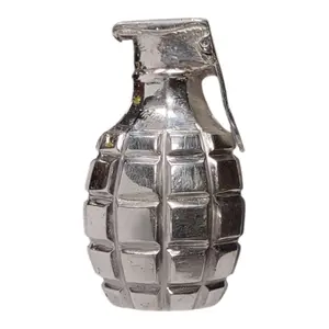 MK2 Pineapple Grenade – Hand-Poured Silver Collectible Statue (Made in USA)
