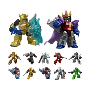 Blokees Transformers Defender Version 02 The Overthrow Whole Set Genuine License Limited Edition with Exclusive Variants Interchangeable Weapons & Creative Assembly
