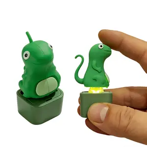Lizard button keychain keyboard clicker lizard fidget toy stress-relief gadget