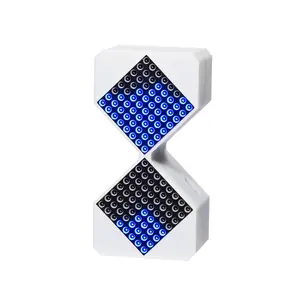 Electronic Hourglass with Gravity Sensing, 128 LED Lights, Built-in Rechargeable Battery, Unique Sensory Toy for Relaxation