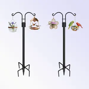 Multi-Scene Shepherd Hooks [Height/Pack Options] | Strong Capacity & Easy Assembly, Fits Baskets/Chimes/Lights/Feeders, Quick Outdoor Upgrade