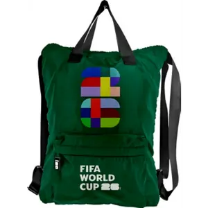 FIFA World Cup 26 2-in-1 Backpack Tote Bag - Water-Resistant Nylon, Adjustable Straps, Spacious Storage, Official Design for Fans
