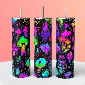 Trippy Mushrooms 20 oz. Tumbler