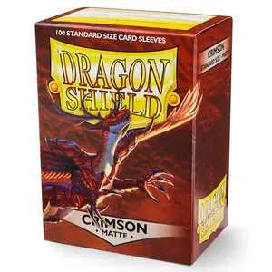 Dragon Shield Matte Crimson Card Sleeves 100 pack