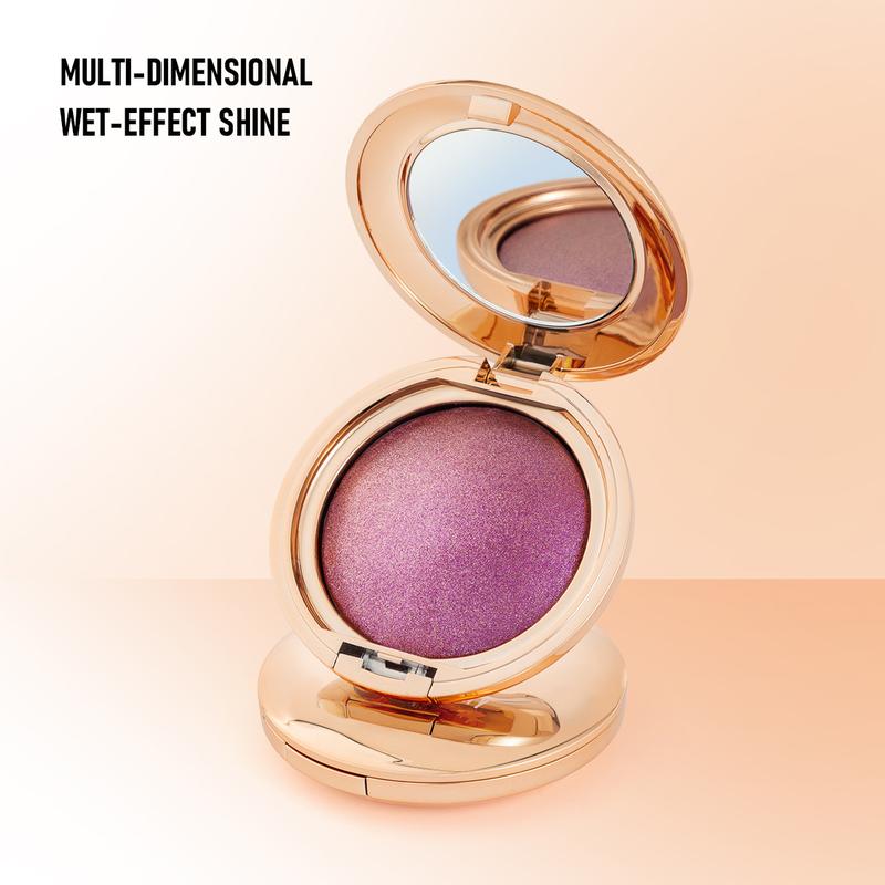 Gel to Powder Shimmer Highlighter Valentine - Lightweight Glow Finish | Long Lasting Luminous for Face & Body