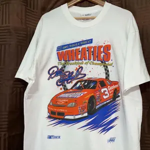 Vintage Nascar x Wheaties Dale Earnhardt Tee Racing Car Speedway Tshirt, Vintage Graphic Tee, Streetwear Sweater, Nascar Racing T-shirt