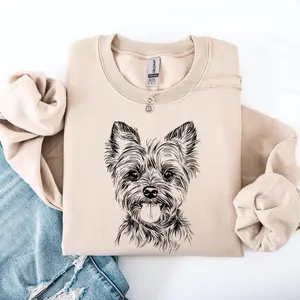 Yorkie, Yorkshire Terrier, Pet, Dog Breed Sweatshirt, Crew Neck, Women's, Crewneck