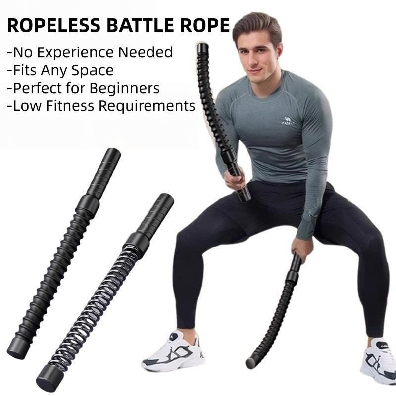 Cordless Weighted Rope - Unisex Home Gym Kit for HIIT Workouts, No-Jump Full-Body Fitness Equipment, Ideal for Fitness Enthusiasts & Festival Gift