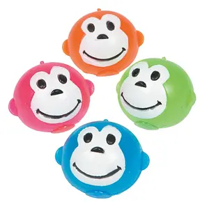 Mini Neon Monkey Splat Balls - 12 Pc.