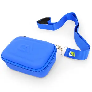 Travel Case Compatible with Beyblade Burst Battling Top Game Pieces and Accessories with Wrist Strap and Padded Divider Up to 4.75 Inches