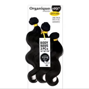 Body Wave Bundle Deal – 3 PCS Set (14-18 inch) Color 1B