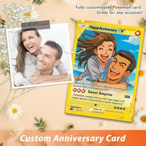 Custom Anniversary Pokemon Card, Custom Pokemon Card, Gift For Boyfriend, Boyfriend Gift, Custom Pokemon Present, Pokemon Gift