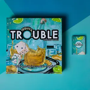 Tequila Trouble Drinking Game + 50pc XRated Edition Cards