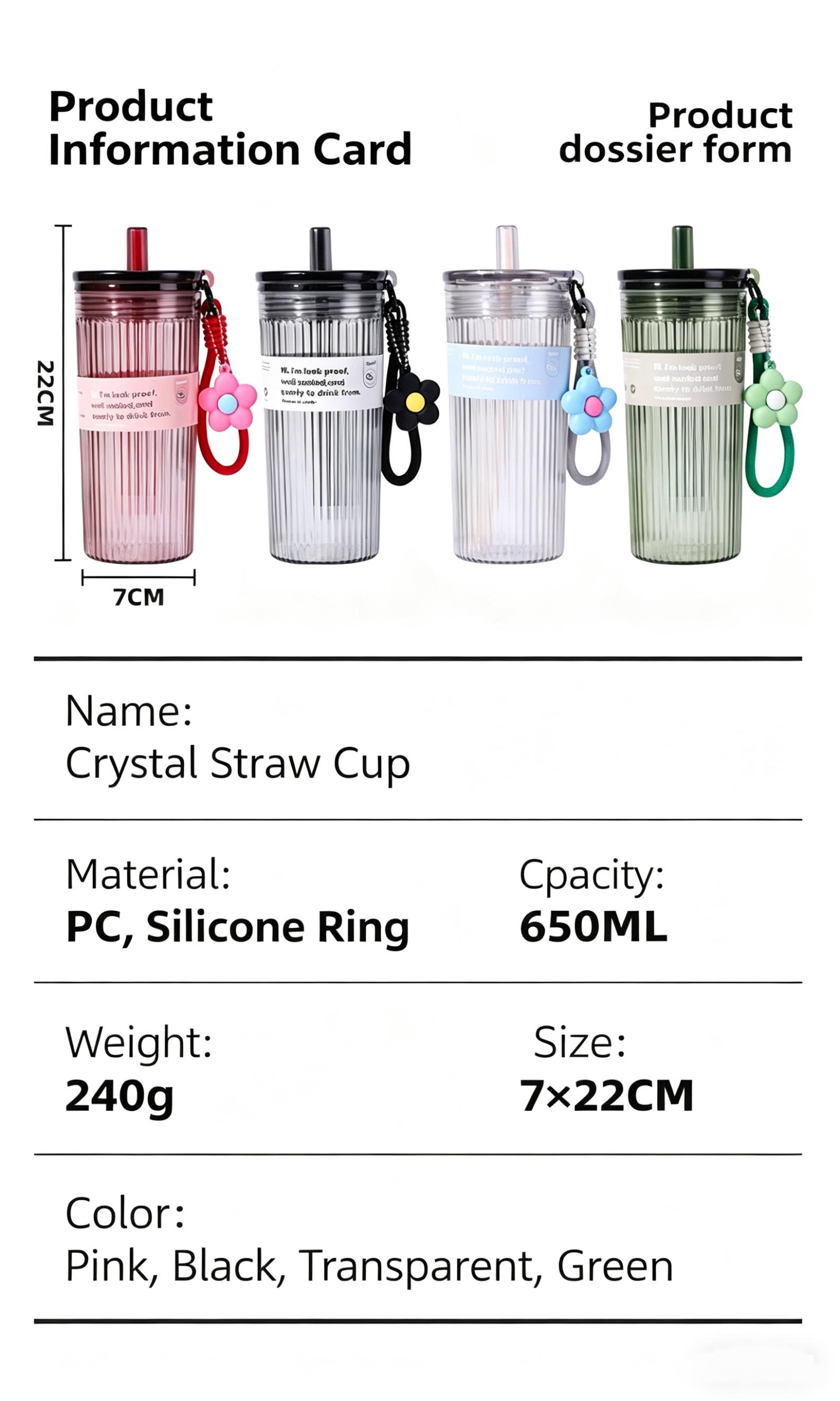 Ins Style Aesthetic Double-Wall Straw Cup, BPA-Free Food-Grade, Heat-Resistant Coffee Tumbler for Women, Large Capacity Leak-Proof Water Bottle with Strap, Summer Iced Coffee Travel Mug, Reusable Juice Cup for Office, School, Commute, Outdoor