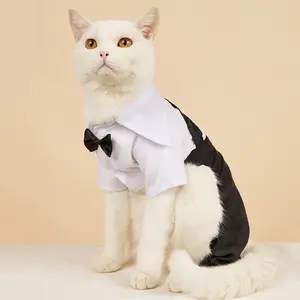 Handsome Stylish Pet Suit with Bow Tie
