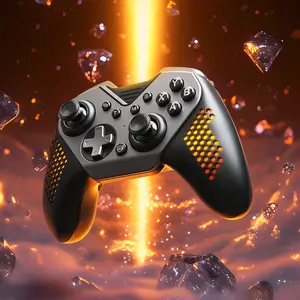 NYXI Flexi Wireless PC Controller, 1000Hz Polling Rate Hall Effect Joystick, Interchangeable D-pad&Left Joystick, 4 Mppable Buttons, 800mAh, Adjustable Turbo/Vibration for PC/Switch 2/iOS/Android