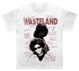 Brent Wasteland Sketchbook Graphic Tee, Y2K Streetwear T-Shirt, Unisex Crew Neck Tee, Vintage Hip-Hop Graphic, Sports Style, Casual Cotton Fit