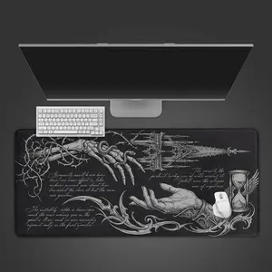 [SALE UP TO 45%] Ironbound Legacy Sigil – Gaming Desk Mat, Goth Desk Decor, Non-slip Desk Pad, Gift for Gamers