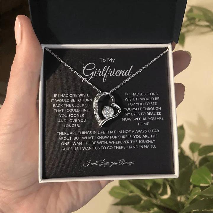 To My Girlfriend - Forever Love Necklace Necklace For Girlfriend ...