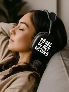 Please Do Not Disturb AirPods Max Case | Funny ADHD Snap-On Cover | Protective Headphone Case for AirPods Max Lovers & Gift for Her