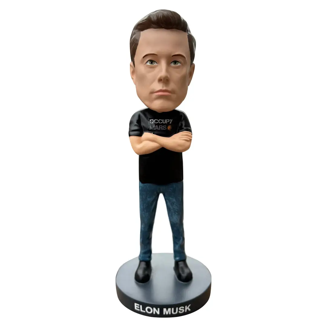 Elon Musk Bobblehead - Unique Design with High-Quality Finish, Ideal for Collectors and Fans