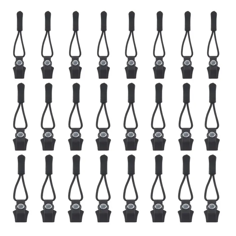 24 Pack Zipper Repair Kit, Universal Replacement Zipper Sliders with Screws, Instant Zipper Fixer for Jackets, Jeans, Bags, Luggage, Tents and Clothing, 3 Sizes Metal Zipper Pull Replacement Repair Accessories