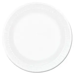 Drc 6PWC Concorde Foam Plate 6'' Diameter White 125/Pack 1000/Carton