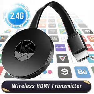 WiFi Wireless Display Adapter, 1080P Full HD HDMI Dongle, 2.4G Wireless Connection, Supports two modes for multiple requirements, Plug & Play, Compatible with iOS Android Laptop TV Projector for Home Office