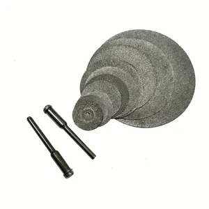 12-piece diamond abrasive wheel & flat grinding wheel set, 3mm bore diameter, for cutting and grinding metal, marble, quartz and other stones