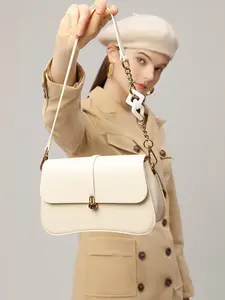 Women's Handbag Shoulder Bag, Polyester Lock Closure Design, Street Style Trendy Accessory for Daily Use & Travel