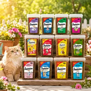 Viral Cat Treats Variety Pack – Crunchy & Soft Kitty Snacks with Tuna, Salmon, Shrimp, Chicken & Catnip Flavors – MixUps, ShakeUps & Jumbo Stuffed Cat Treats Bundle