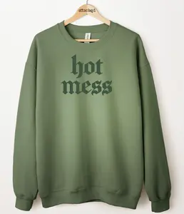 Hot Mess Color On Color Graphic Top