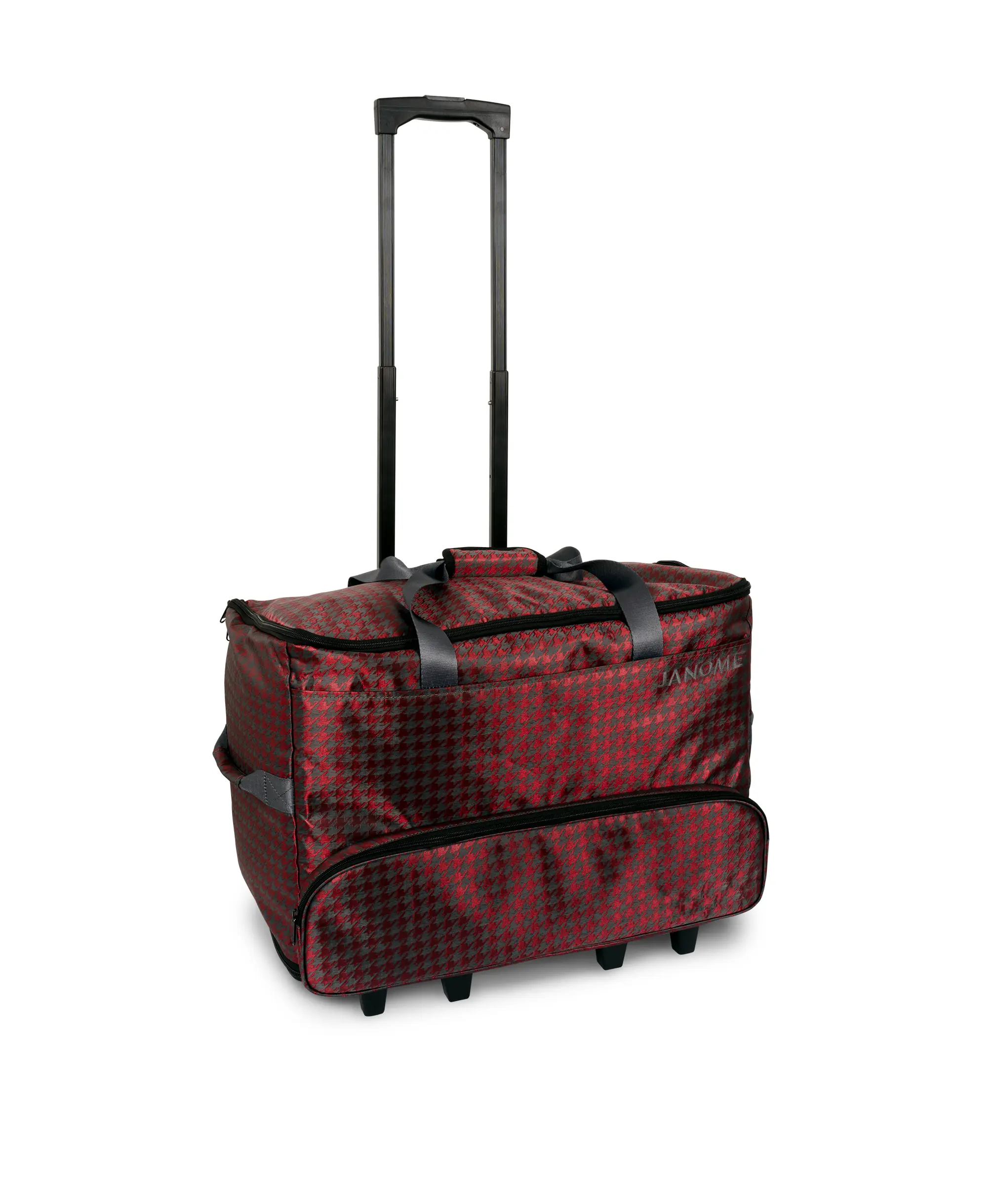 Janome Red Checkered Sewing Machine Trolley TROLLEYREDCHK