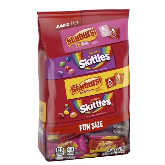 Bulk 80 Pc. Starburst & Skittles Fun Size Variety Candy Mix
