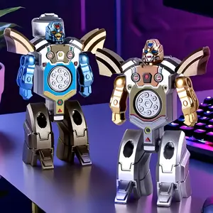 1  creative fidget spinner, DIY mecha transforming robot