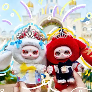 Samael's Dream of Paradise Plush Blind Box, Fantasy Amusement Park Character Keychain, Cute Lop-Eared Rabbit Plush Charm, Viral Whimsical Collectible, Adorable Samael Plush Blind Box for Teens & Collectors