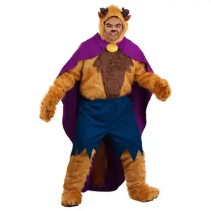 Plus Size Deluxe Caped Disney Beast Men's Costume (© Disney)
