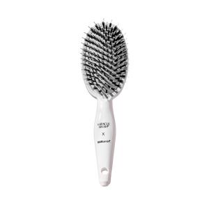 HAIRtamin Miracle Brush – Viral World-Famous 6x Sold Out Paddle Brush - Smoother, Stronger, Shinier Hair - Boar Bristle Brush with Nylon Bristles and Microsphere Massaging Tips - Stimulates Scalp, Boosts Volume, Enhances Shine & Detangles Hair