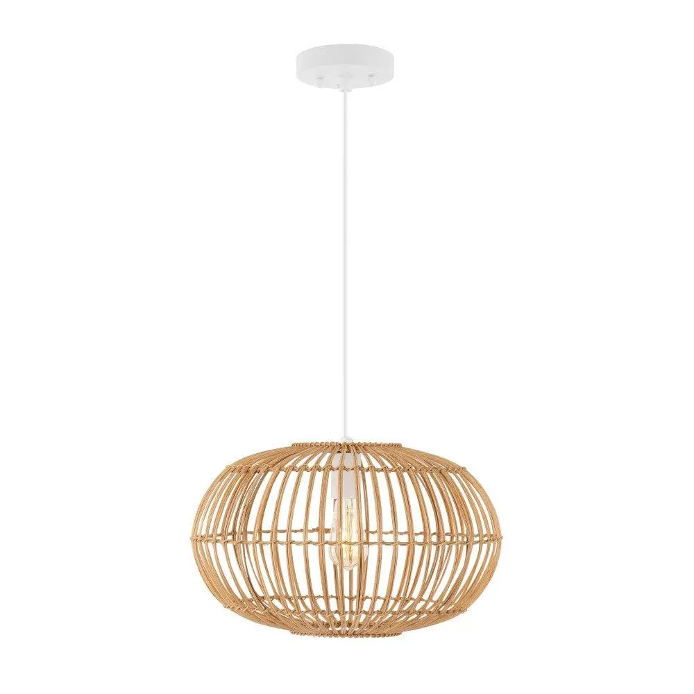 JONATHAN Y Soyuz Farmhouse Adjustable-Height Integrated LED Starburst Metal-Acrylic Pendant - 17.5 Inches Deep, 1 Socket, AC Power Supply, Ambient Decoration Lamp for Living Room, Bedroom