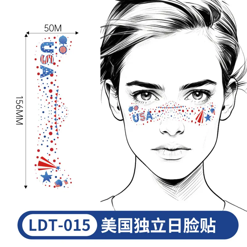 Shining Statue of Liberty Face Tattoo Sticker Long-lasting Christmas Makeup Face Sticker Tattoo Sticker Shining Statue of Liberty Face Tattoo Sticker Long-lasting Christmas Makeup Face Sticker Tattoo Sticker